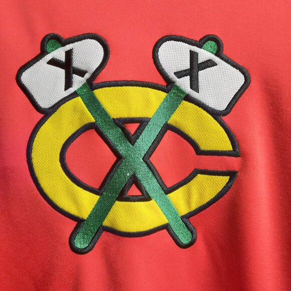 Sportswear Chicago Blackhawks Pullover Hoodie Men's Size Medium - Picture 2 of 8